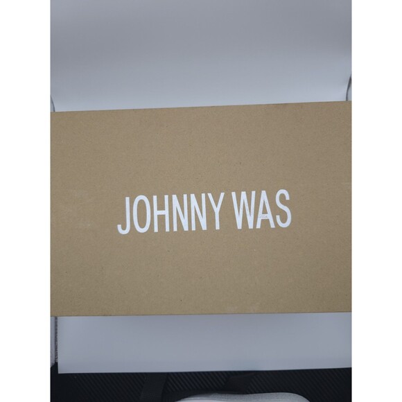 JOHNNY WAS Maisie White Leather Tropical Tiger Embroidered Sneakers ~ Womens 7.5 - Picture 12 of 13